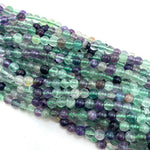 6mm Round Fluorite Bead, Fluorite Bead, Fluorite Bead Strand, 16” Fluorite Bead Strand