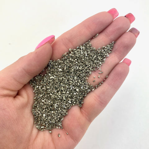 25g Pyrite Chips, Mini Pyrite Chips, Natural Pyrite Chips, Tiny Pyrite