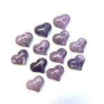 Mini Lepidolite Heart, Lepidolite Gemstone Heart, Healing Lepidolite Heart, Small Lepidolite Heart, B-07
