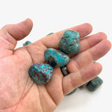 Tumbled Turquoise Stone, Turquoise Tumbled, Polished Turquoise, Turquoise Pocket Stone, P-18