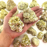 Muscovite Mica from Brazil, Golden Mica Cluster, Yellow Mica Cluster, Healing Golden Mica Cluster
