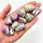 Small Ruby Feldspar Tumble, Ruby Feldspar, Tumbled Ruby in Feldspar, Ruby with Iolite, T-106