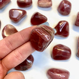 Large "Gel" Rhodochrosite, Tumbled Rhodochrosite, Rhodochrosite Tumble, Peru Rhodochrosite, P-186