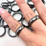 Hematite Ring, Choose Your Size, Ring of Hematite, Negative Energy Absorber Ring