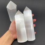 15cm Selenite Point, Polished Selenite Point, Medium Selenite Point