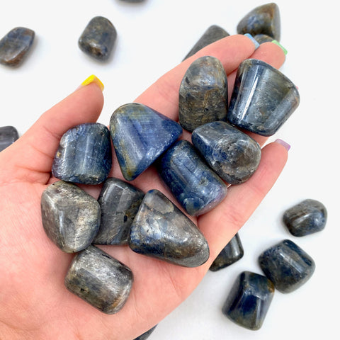 Sapphire Tumble, Tumbled Sapphire, Polished Sapphire, Pocket Sapphire, Healing Sapphire, T-140