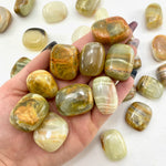 Tumbled Green Onyx, Natural Green Onyx, Polished Green Onyx, Green Onyx Tumble