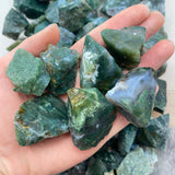 1lb Green Moss Agate, Rough Moss Agate, Bulk Moss Agate, Wholesale Moss Agate