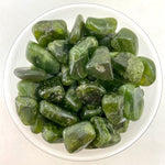 Gem Vesuvianite, Tumbled Vesuvianite, Idocrase, Tumbled Idocrase, T-114