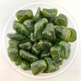 Gem Vesuvianite, Tumbled Vesuvianite, Idocrase, Tumbled Idocrase, T-114