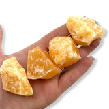 Orange Calcite, Raw Orange Calcite, ONE Orange Calcite Stone, Rough Orange Calcite