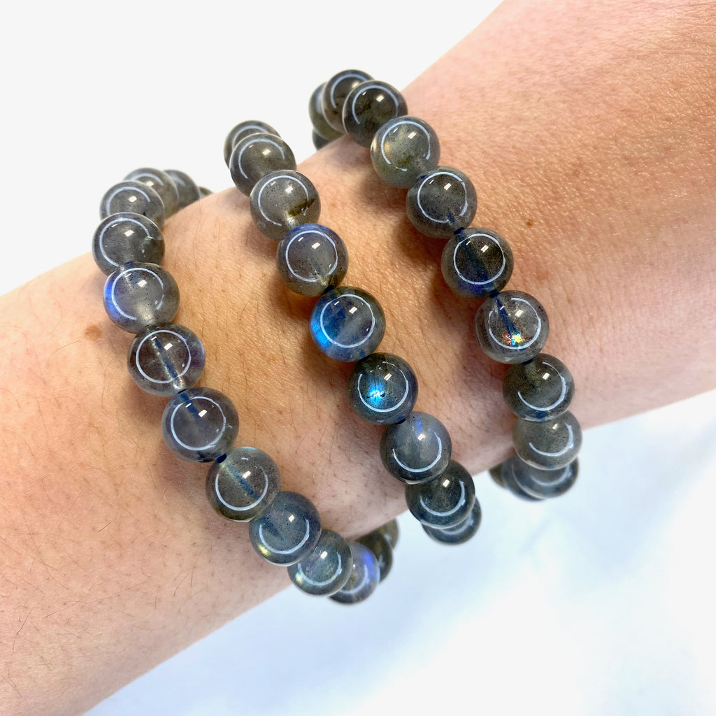 Bracelet labradorite rond 8mm