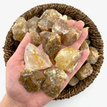 Yellow Hematoid Quartz Gemstone, One stone or a Baggy, Rough Hematoid Quartz, Raw Hematoid Quartz