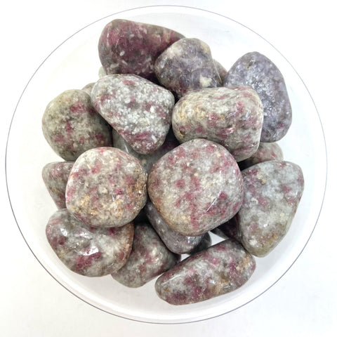 Pink Tourmaline in Quartz Tumble, Polished Pink Tourmaline in Quartz, Healing Pink Tourmaline, Tumbled Pink Tourmaline, P-101