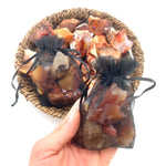 Carnelian Gemstone, One stone or a Baggy, Rough Carnelian, Raw Carnelian