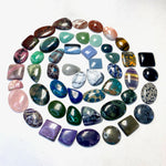 One of Everything Cabochon Set, 50 Different Cabochons, Mystery Cabochon Set, Cabochon Crystal Set