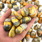 Bumblebee Jasper Tumble, Tumbled Bumblebee Jasper, Healing Bumblebee Jasper, T-11