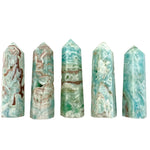 Blue Aragonite Polished Point, Natural Blue Aragonite, Blue Aragonite Obelisk, Aragonite Point