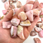 Pink Opal Tumble, Tumbled Pink Opal, Pink Opal Pocket Stone