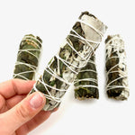 4" Peppermint and White Sage Bundle, Peppermint Smudge, Peppermint Sage Bundle