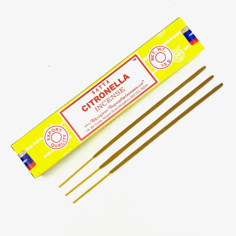 Citronella Incense, Citronella Incense Sticks, Satya Incense, Citronella Incense Pack