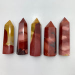 Mookaite Gemstone Point, Polished Mookaite Point, Mookaite Tower