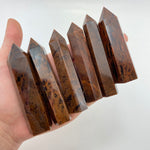 Mahogany Obsidian Point, Polished Mahogany Obsidian, Mahogany Obsidian Tower