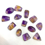 Ametrine Cabochon, Ametrine Cabochon, Ametrine Cab, Polished Ametrine Cabochon, 002